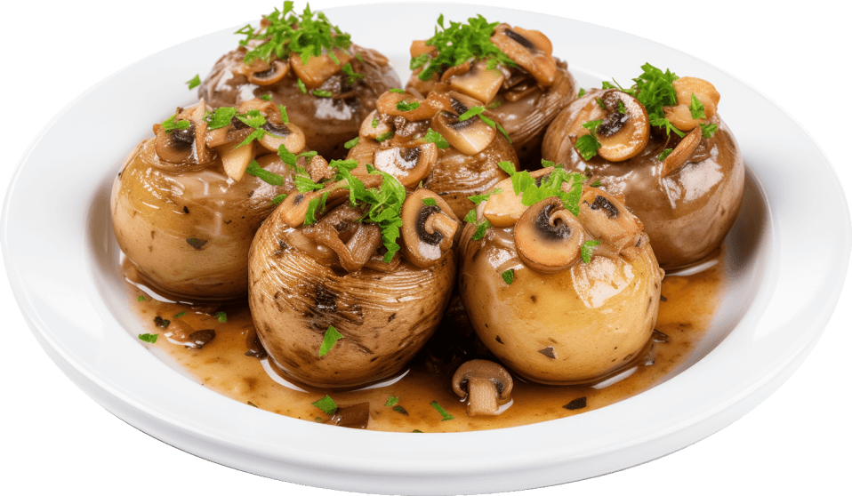 Картофель фаршированный